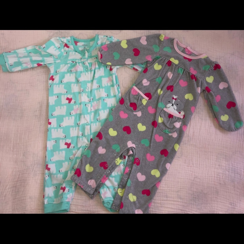 Carter’s 12 month fleece pajamas